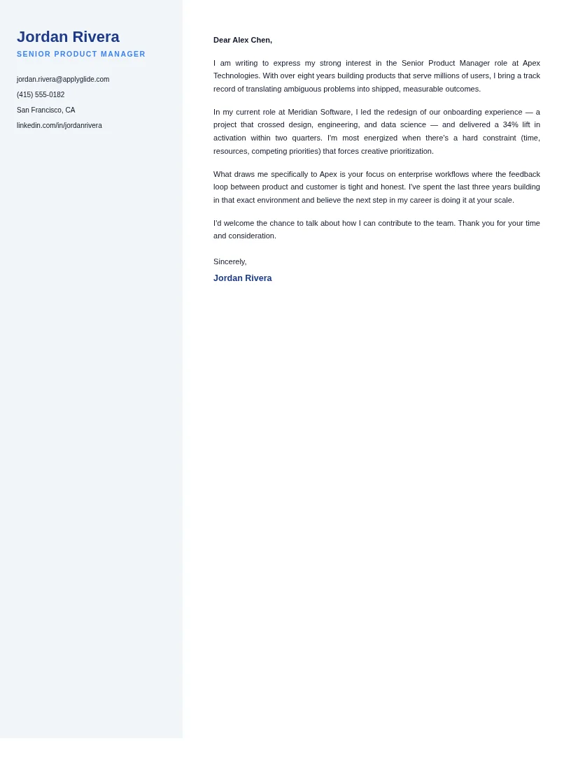 Digital Transformation Consultant cover letter — Astor Letter