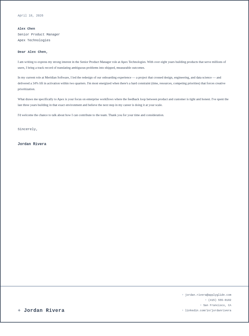 Blueprint Letter preview