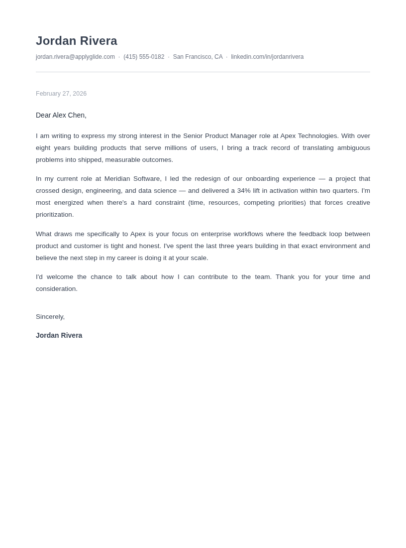 Irving Letter preview