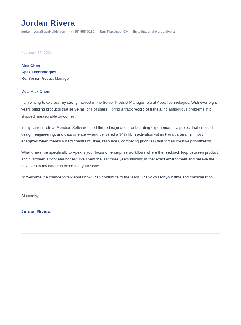 Newport cover letter