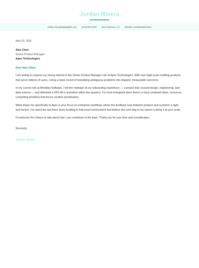 Vitalis Letter preview