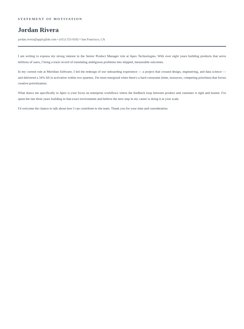 Blueprint Motivation preview