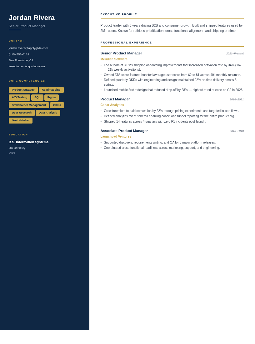 Quality Manager resume example