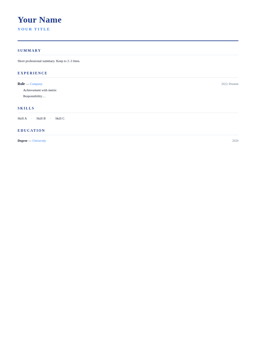 Ashford preview for Business Intelligence Analyst
