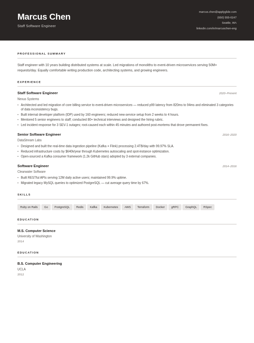 Basalt resume template preview