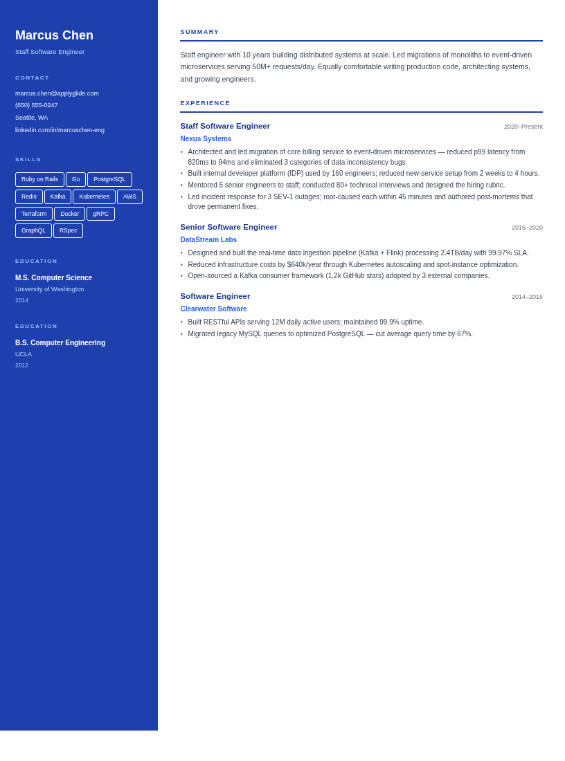 Cobalt preview for Academic Advisor