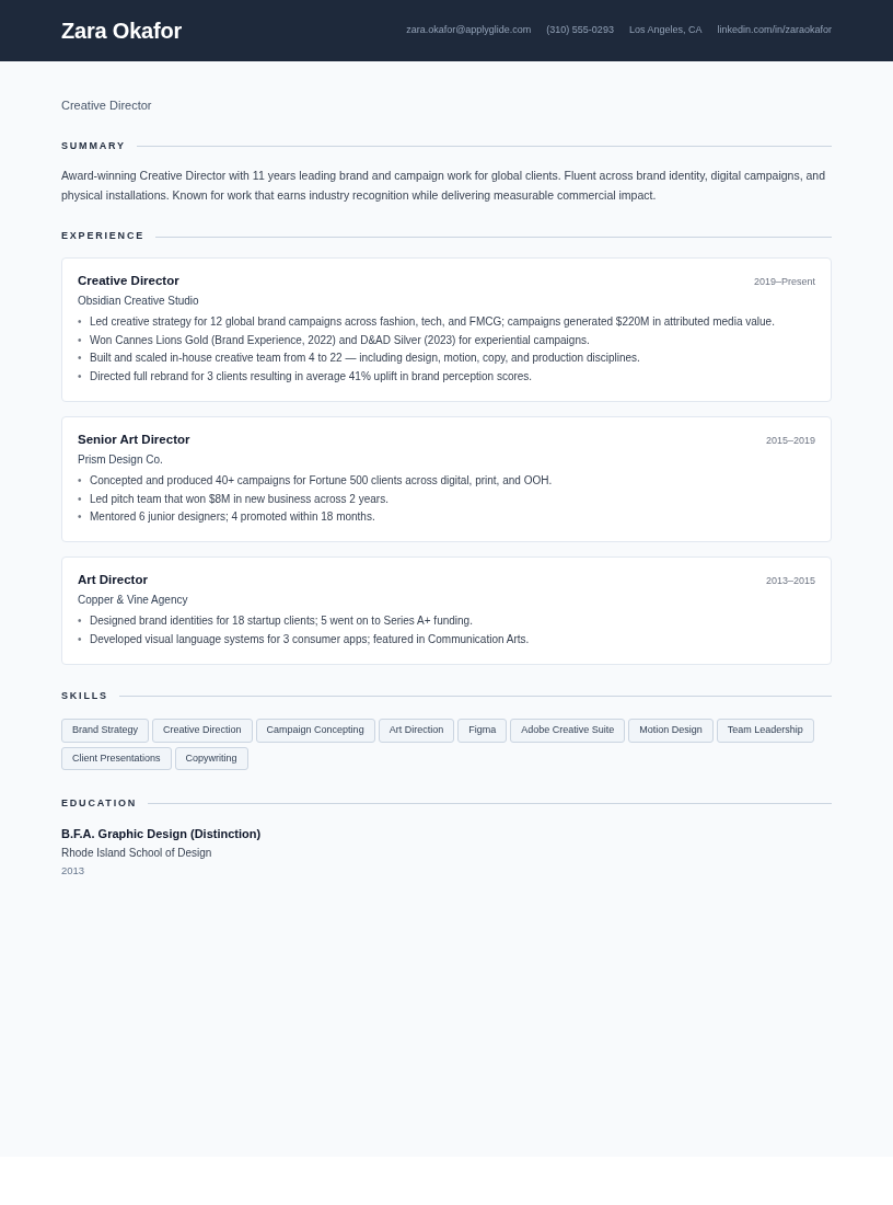 Dusk resume template preview