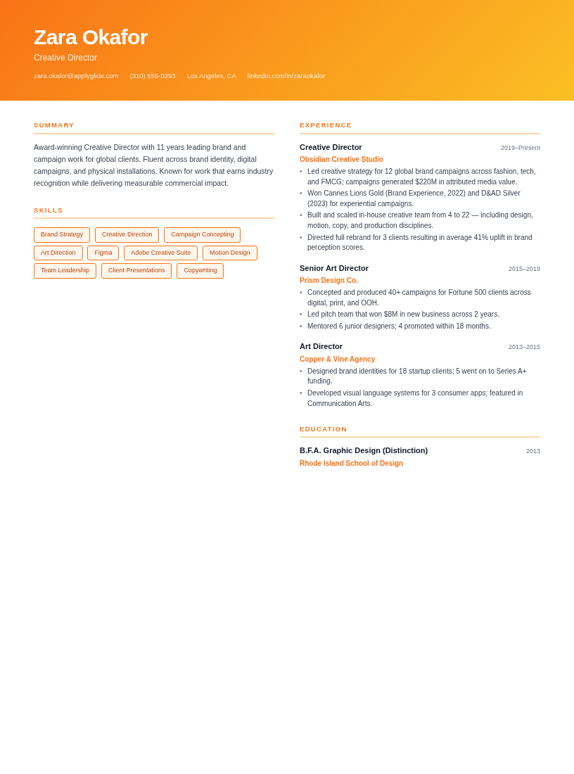 Ember resume template preview