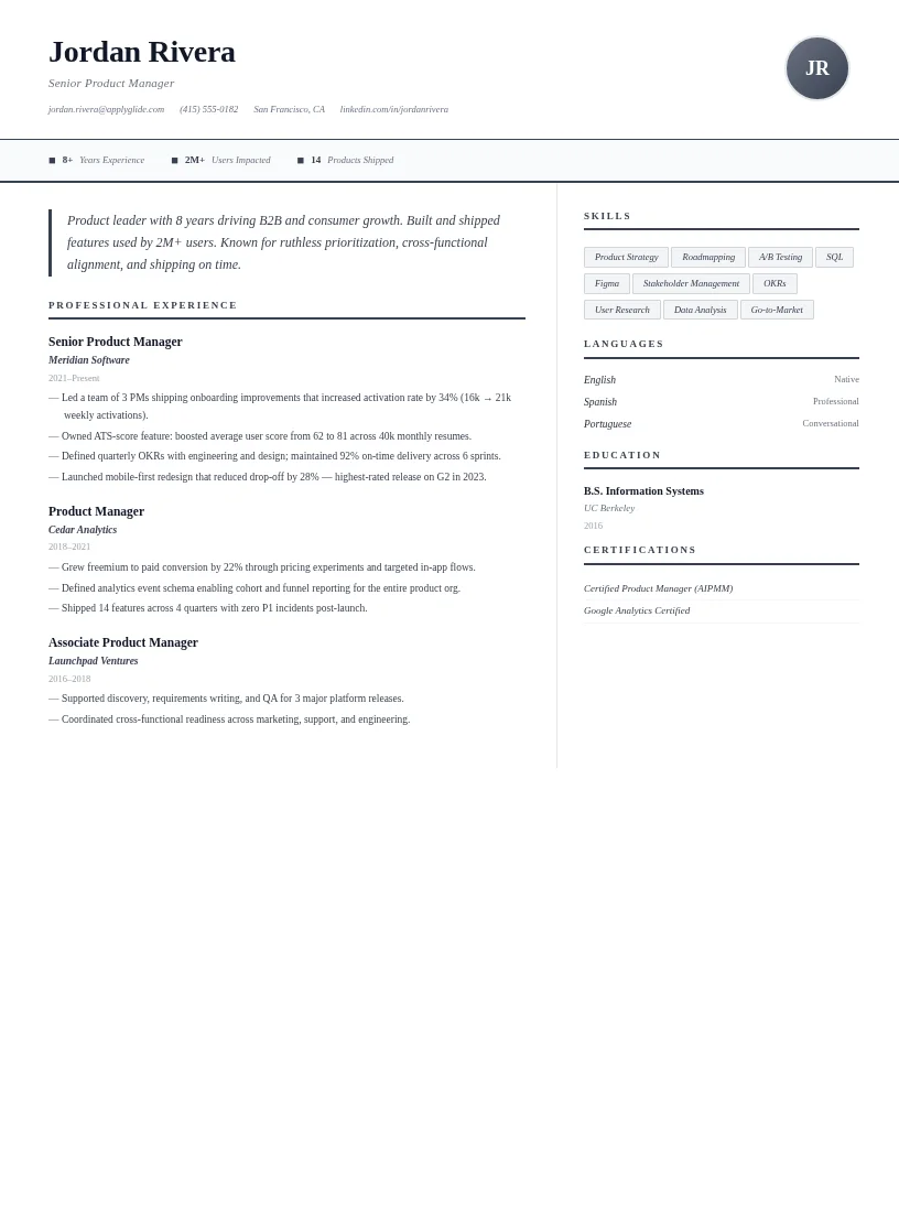 Folio resume for Digital Transformation Consultant