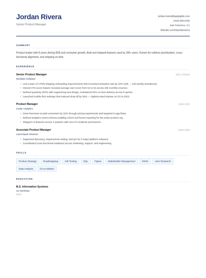 Hamilton resume template preview