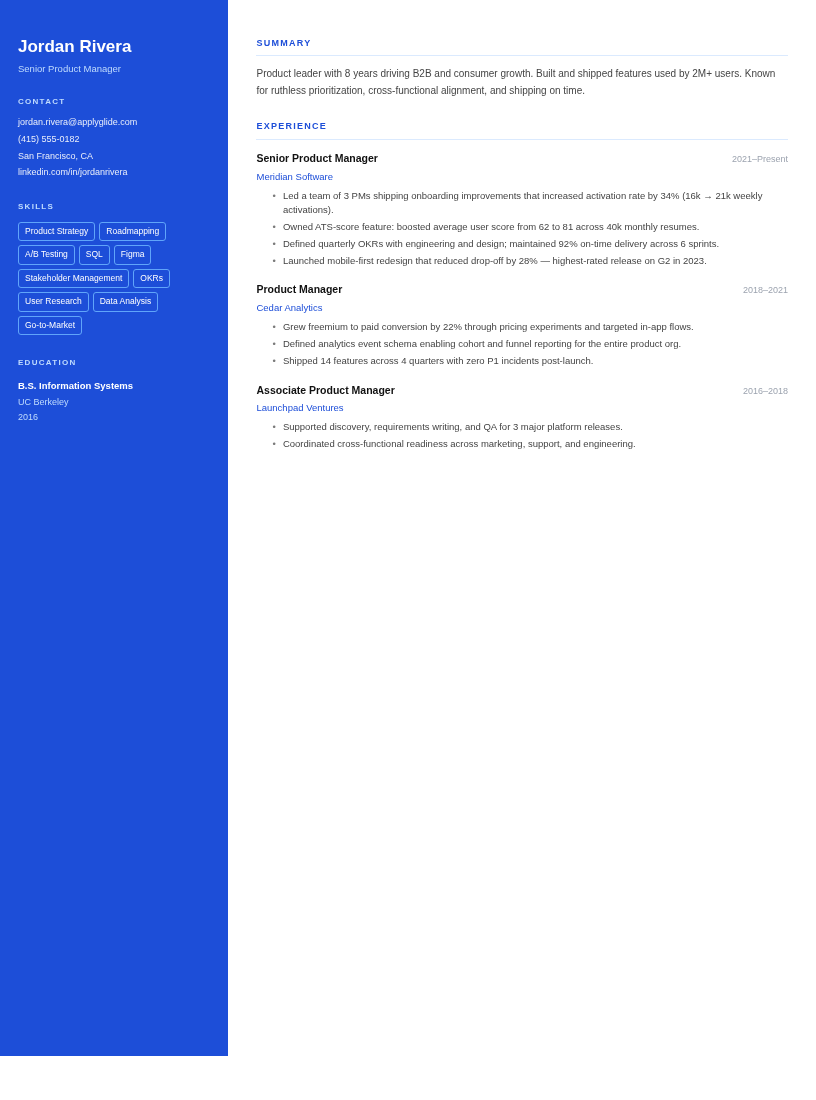 Harbor resume template preview