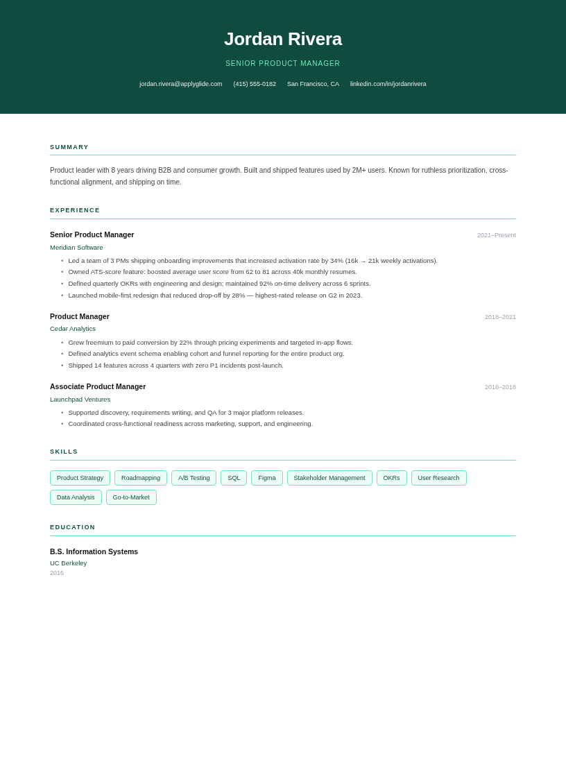Haven resume template preview