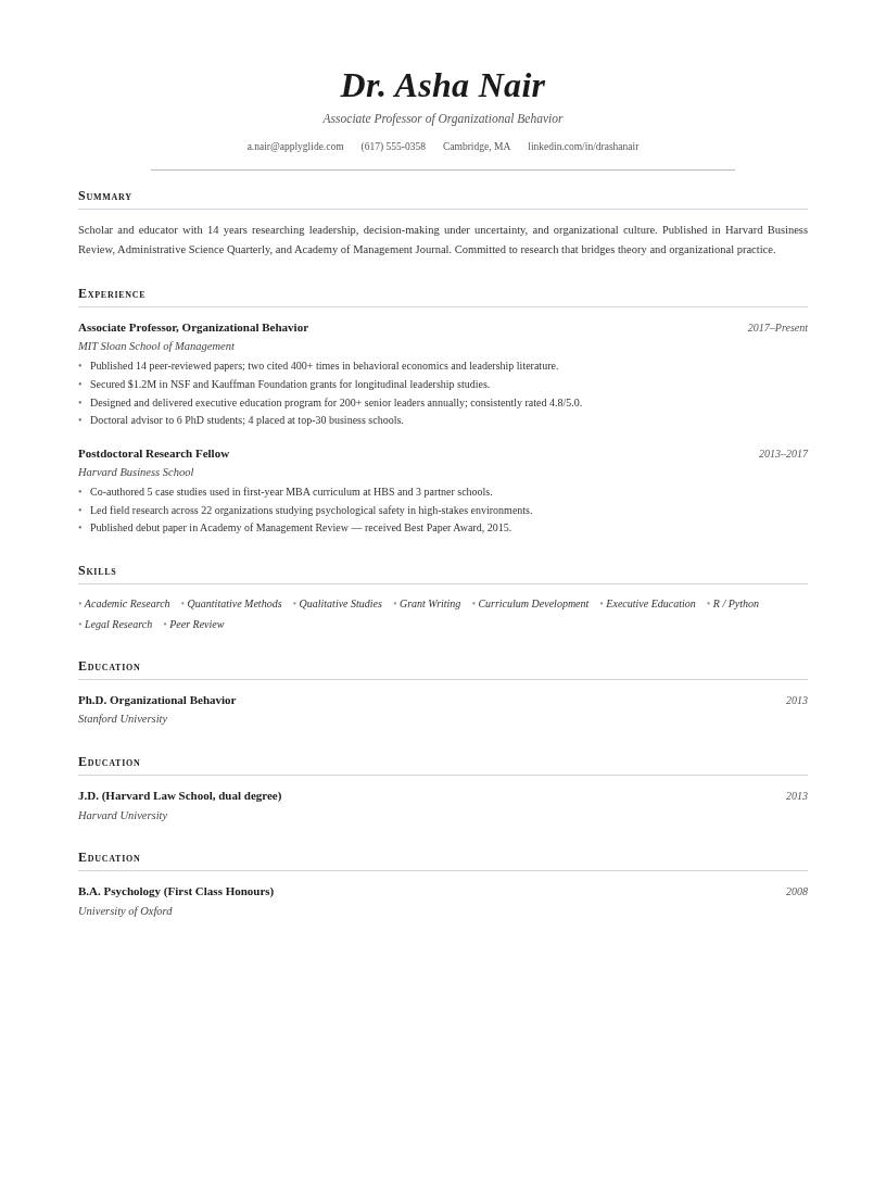 Luminary resume template preview