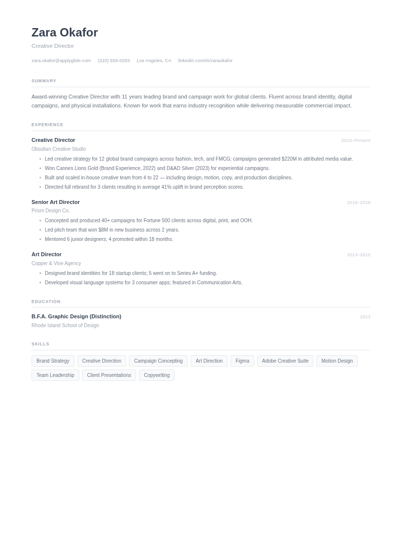 Mist resume template preview