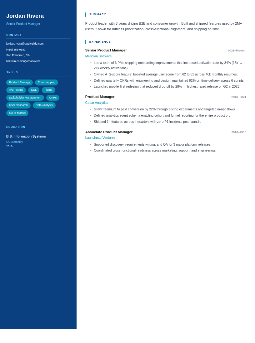 Nassau resume template preview