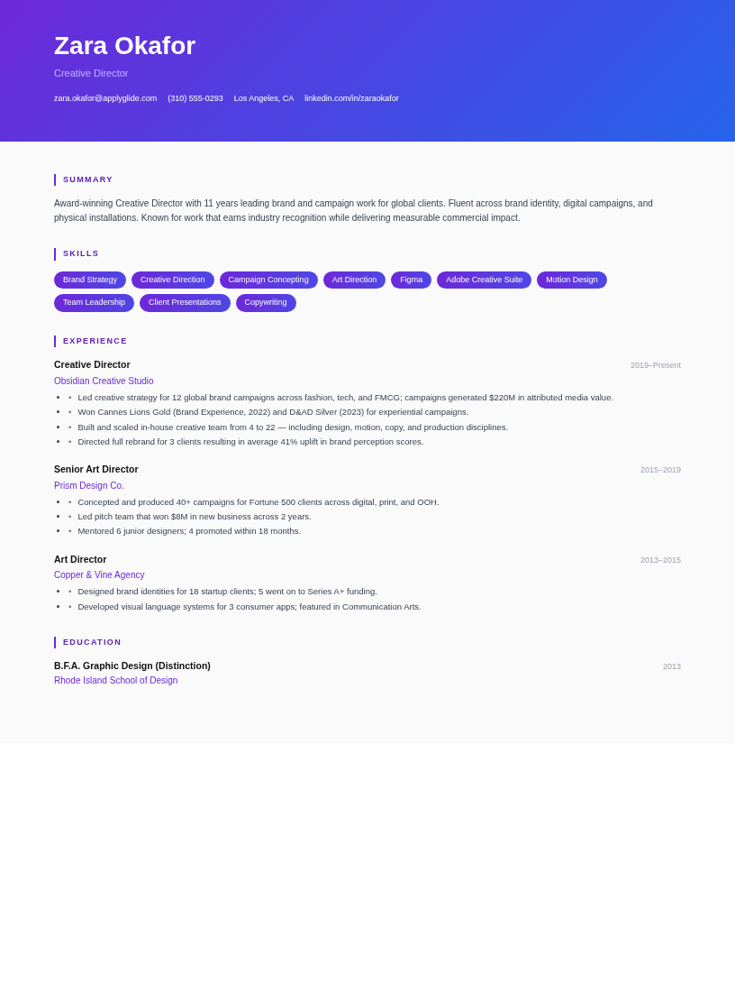 Nova resume template preview