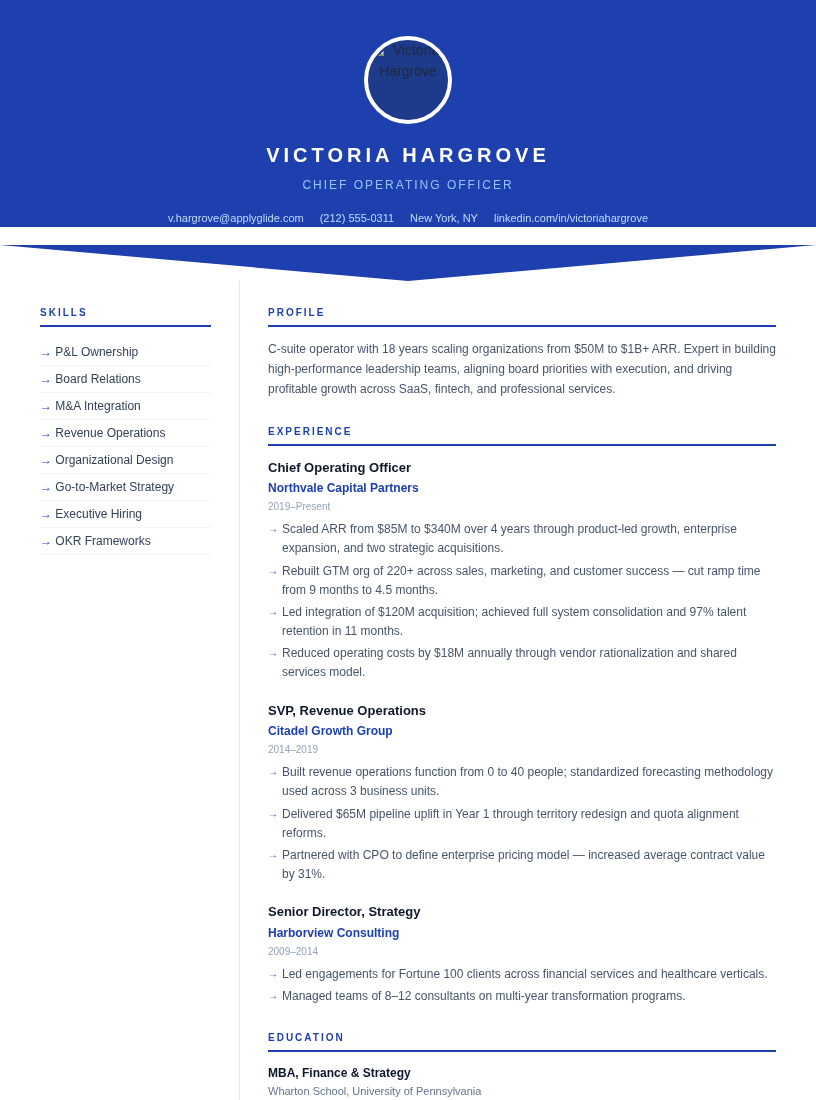 Pinnacle resume template preview
