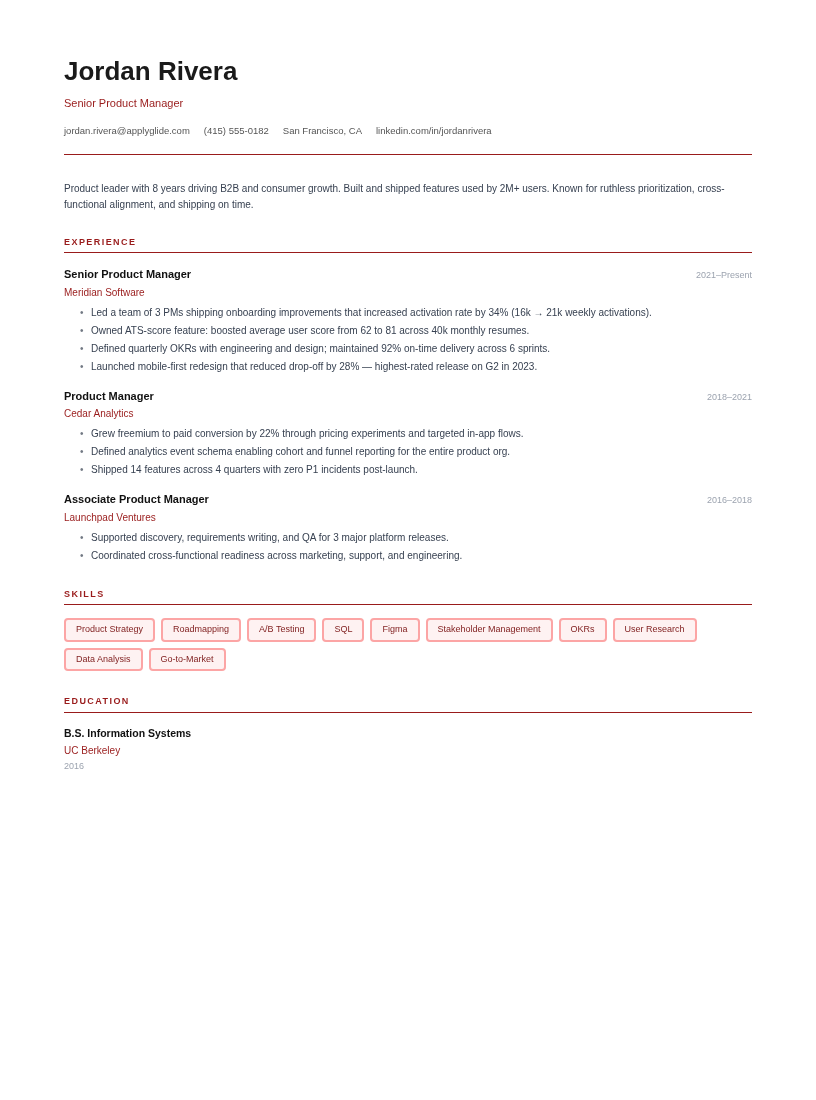 Preston resume template preview