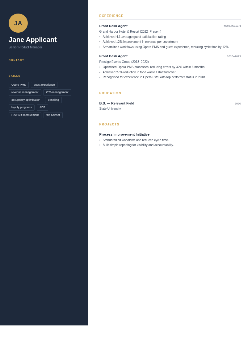 Sovereign preview for Front Desk Agent