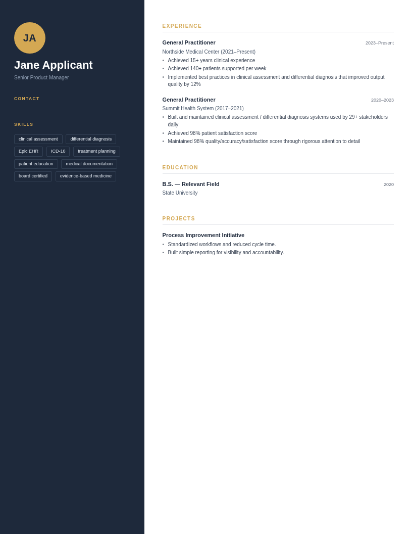 Sovereign preview for General Practitioner